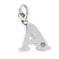 Charm Salvini Woman Charms Of Love in Silver Diamante 20077293